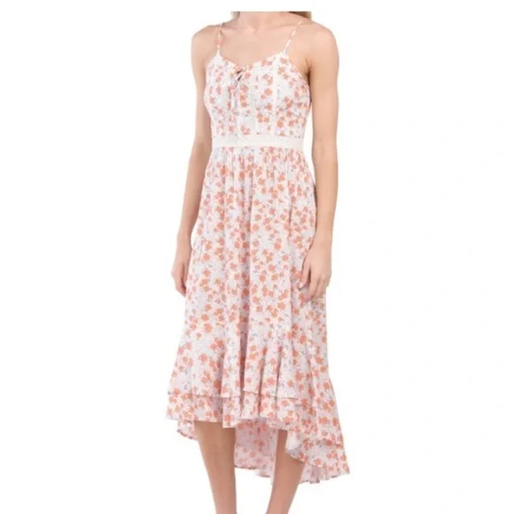Japna Floral & Maxi Slight High/Low Size S​​​​​​​​​​​​​​​​​ - Picture 2 of 13